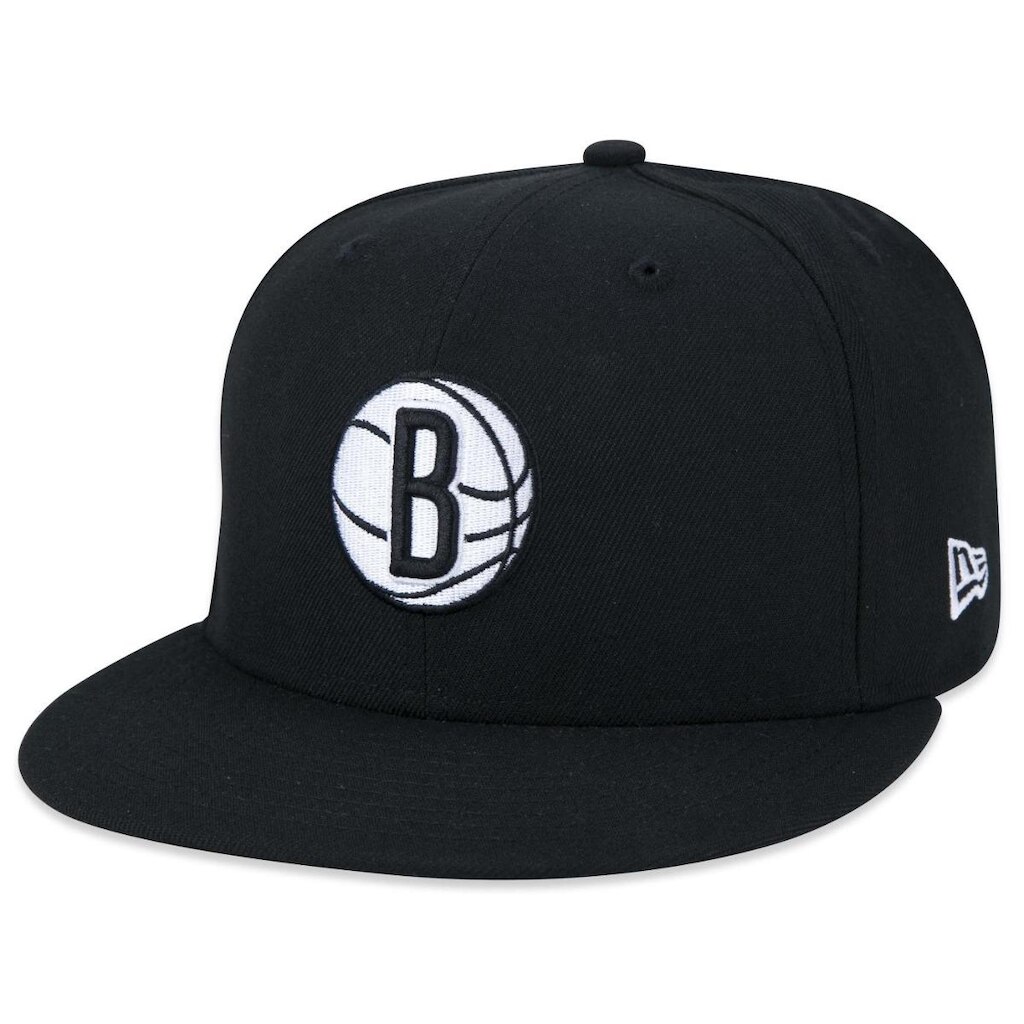 Boné New Era 59Fifty Fitted NBABrooklyn Nets Core Fechado Masculino