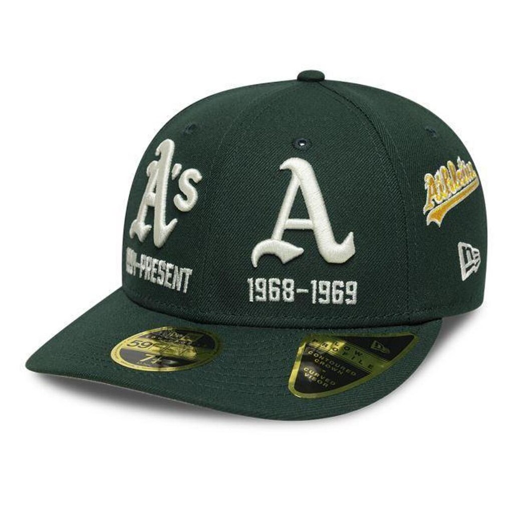 Boné New Era 59FIFTY Low Profile Athletics MLB 5830 Verde UNI