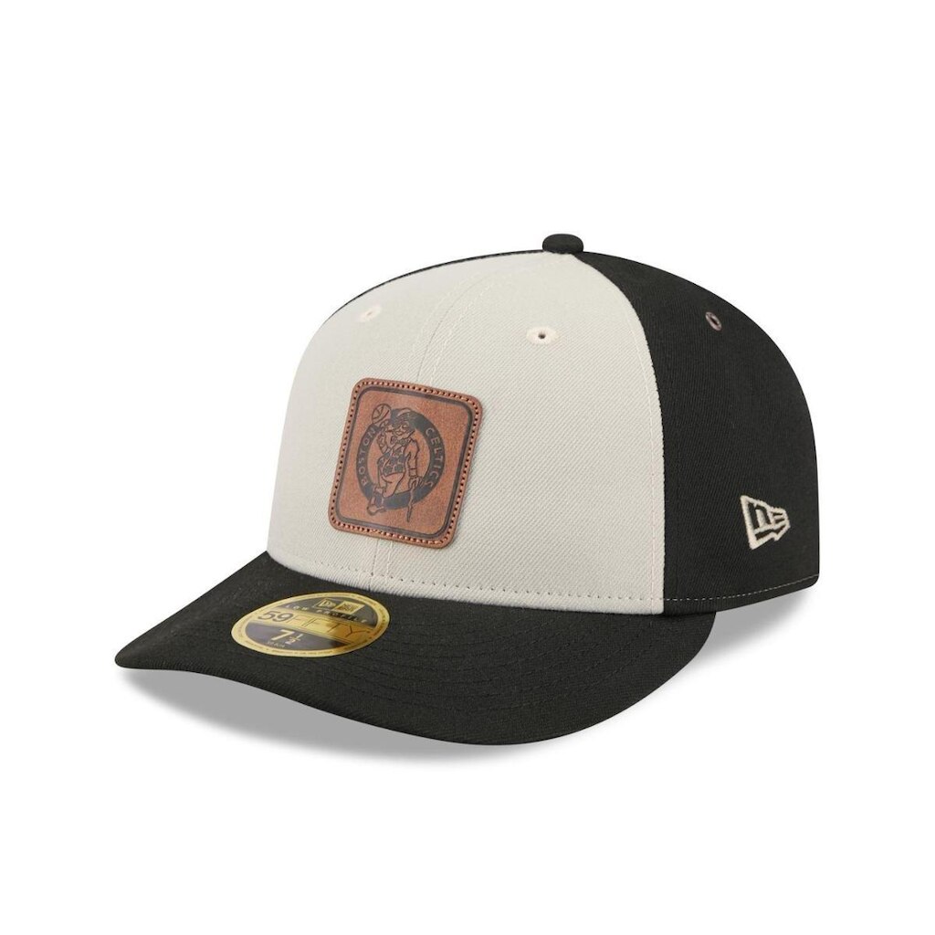 BONE NEW ERA 59FIFTY LOW PROFILE BOSTON CELTICS NBA PRETO