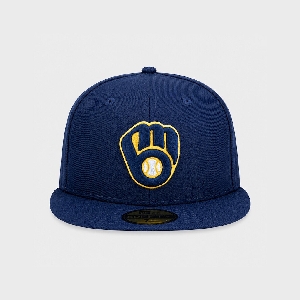 Boné New Era 59FIFTY Milwaukee Brewers MLB Fechado