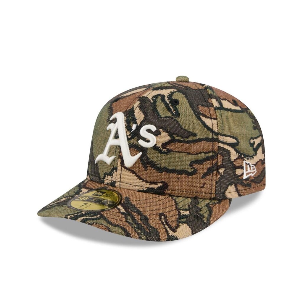 BONE NEW ERA 59FIFTY OAKLAND ATHLETICS MLB MILITAR