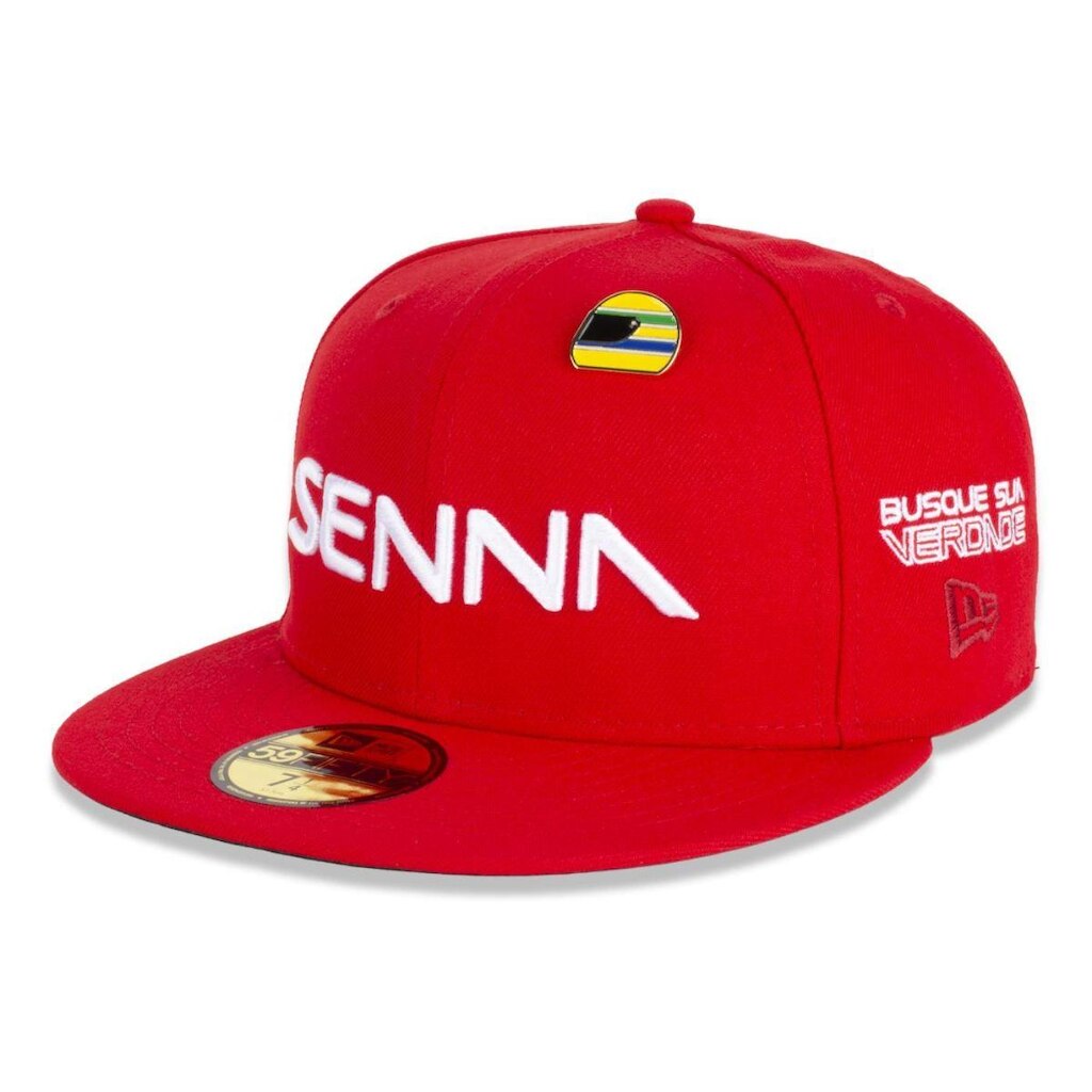 BONE NEW ERA 59FIFTY SENNA PIN CAPACETE