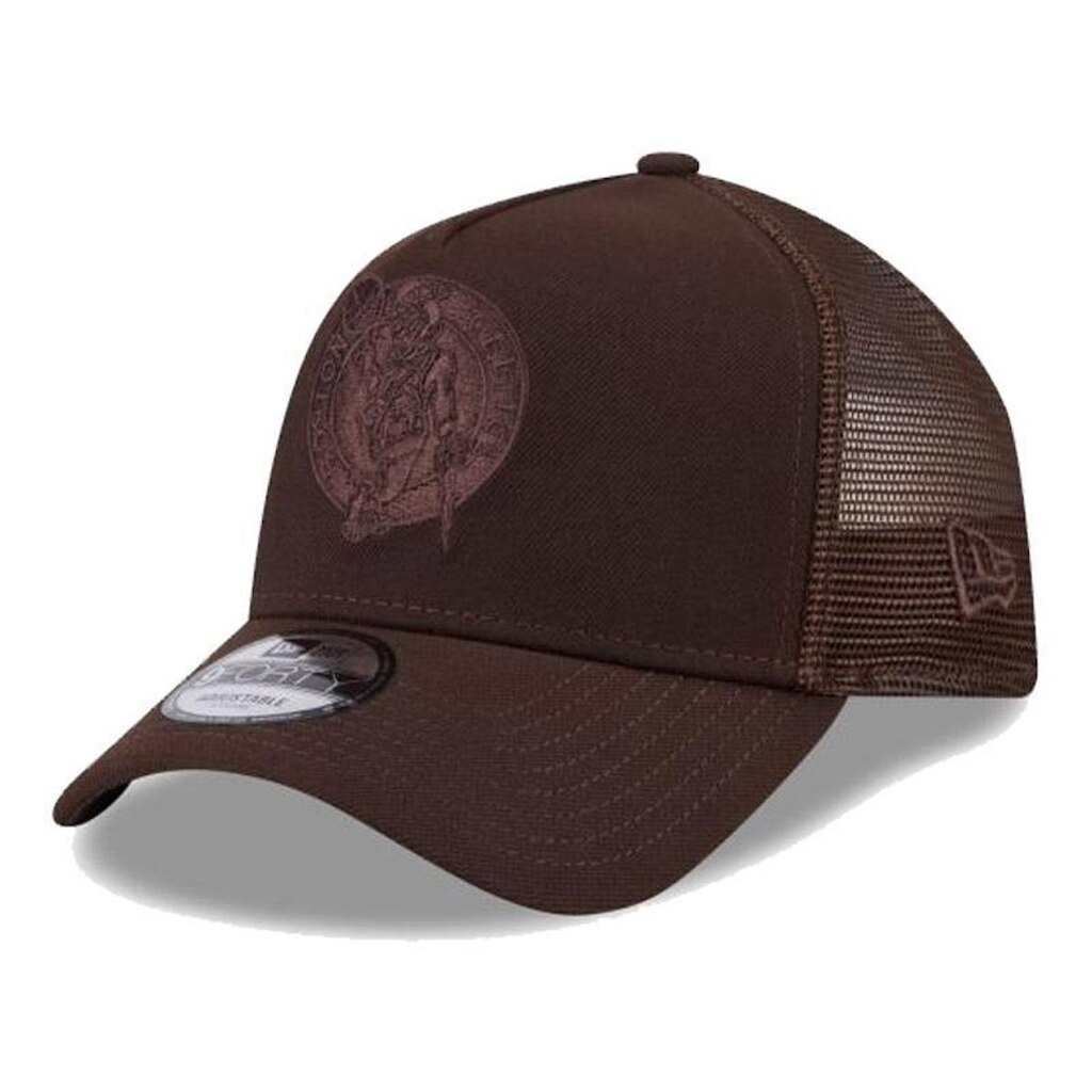 Boné New Era 940 A-Frame Boston Celtics Trucker Marrom