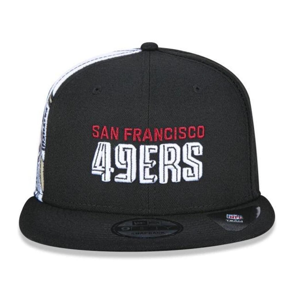 BONÉ NEW ERA 950 SAN FRANCISCO 49ERS DRAFT FONT PRETO