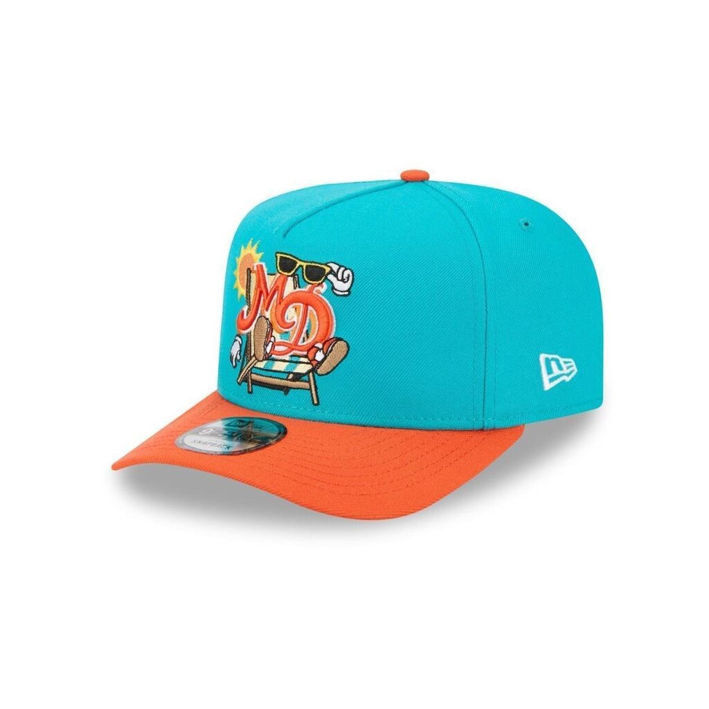 BONE NEW ERA 9FIFTY A-FRAME MIAMI DOLPHINS NFL VERDE