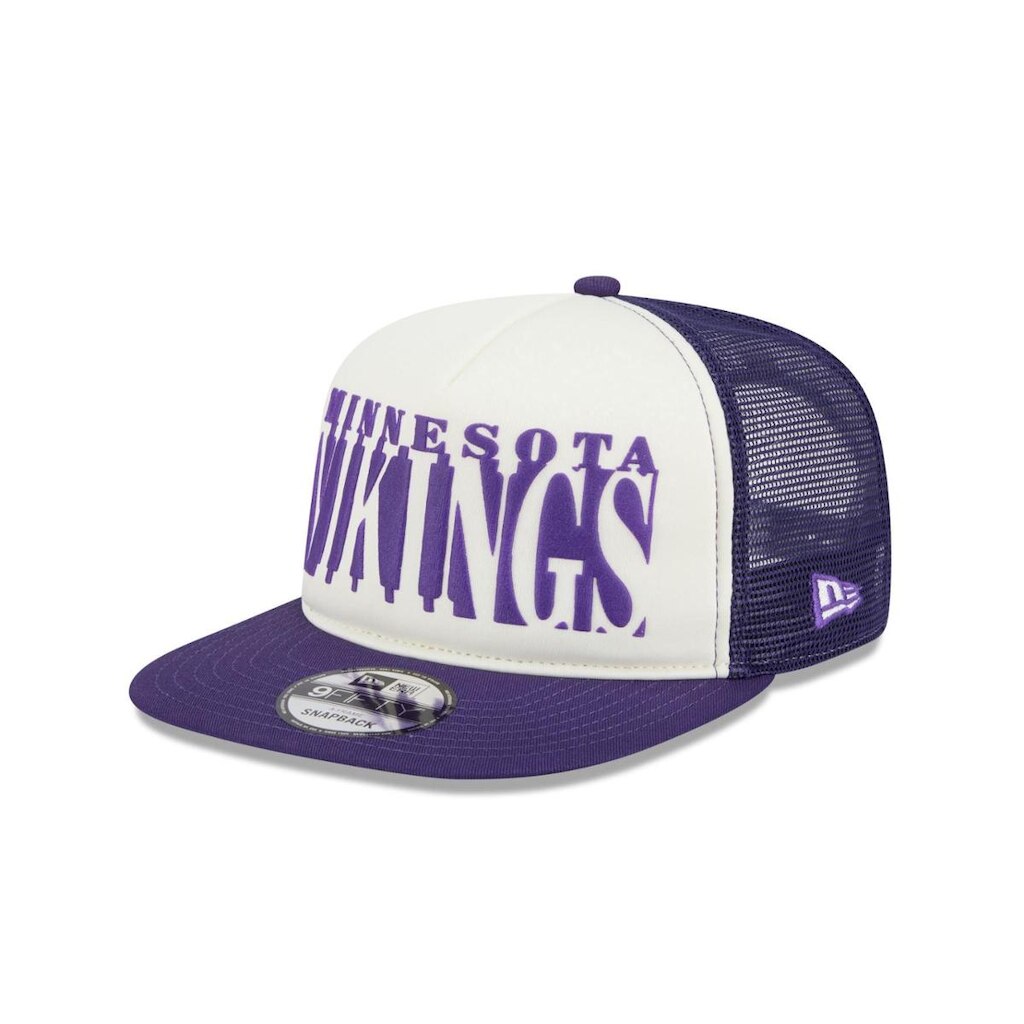 BONE NEW ERA 9FIFTY A-FRAME SNAPBACK MINNESOTA VIKINGS NFL ROXO