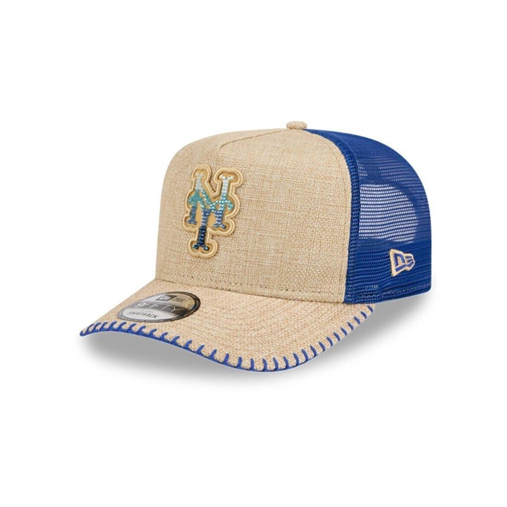 Bone New Era  9FIFTY  A-Frame Snapback  New York Mets Azul