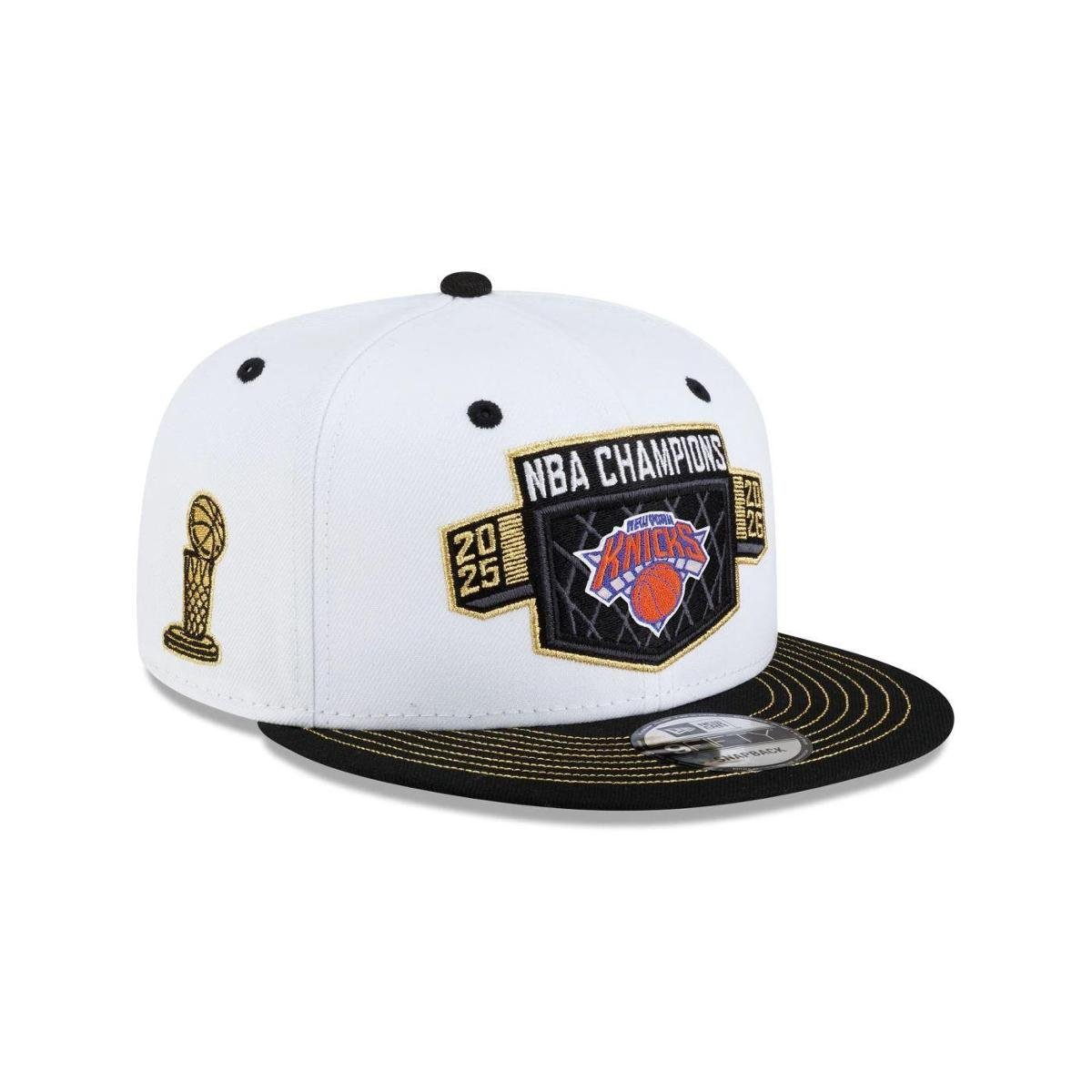 BONE NEW ERA 9FIFTY BRANCO NEW YORK KNICKS NBA CHAMPIONS 2026