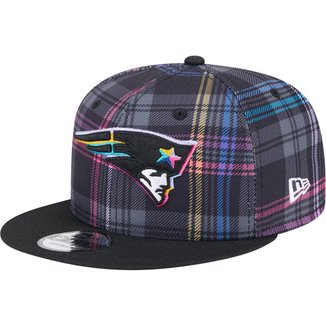 Boné New Era 9Fifty New Engl And Patriots NFL Crucial Catch 2024 Masculino