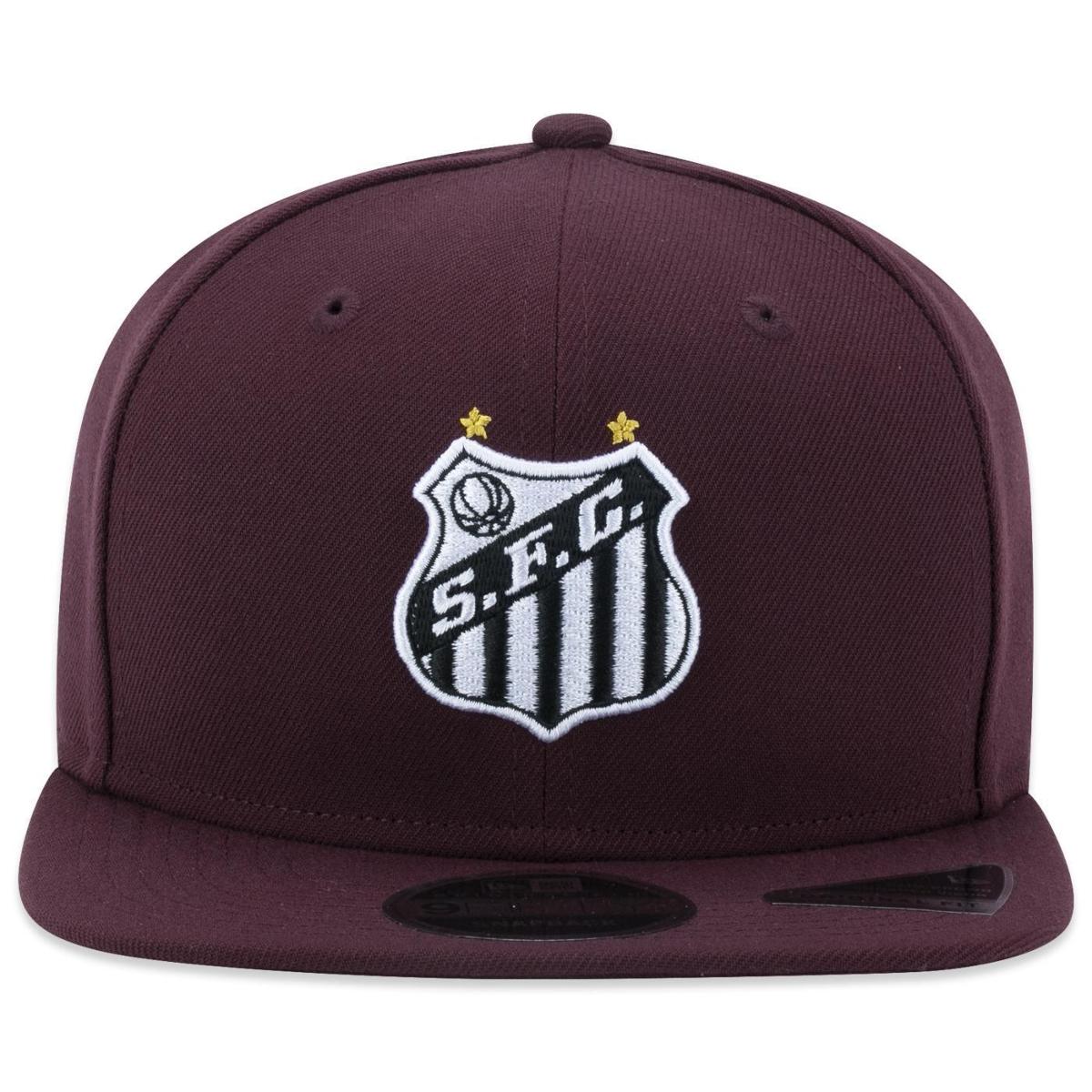 Boné New Era 9Fifty Original Fit Futebol Santos Masculino