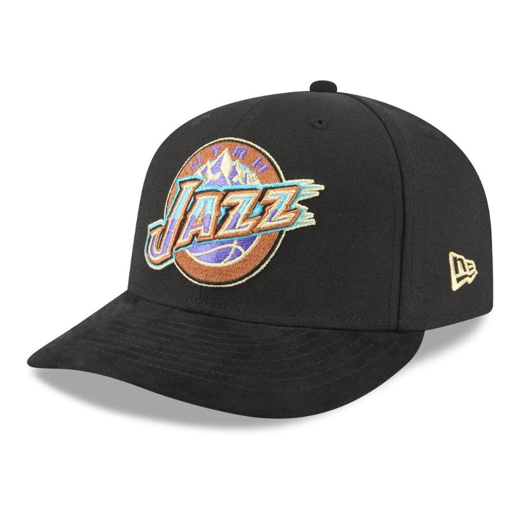 BONE NEW ERA 9FIFTY PRE-CURVED UTAH JAZZ SUEDE