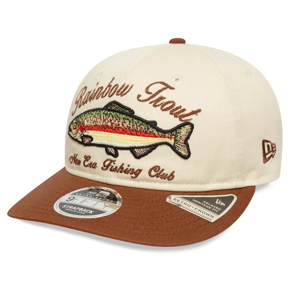 BONE NEW ERA 9FIFTY RETRO CROWN BRANDED BEGE