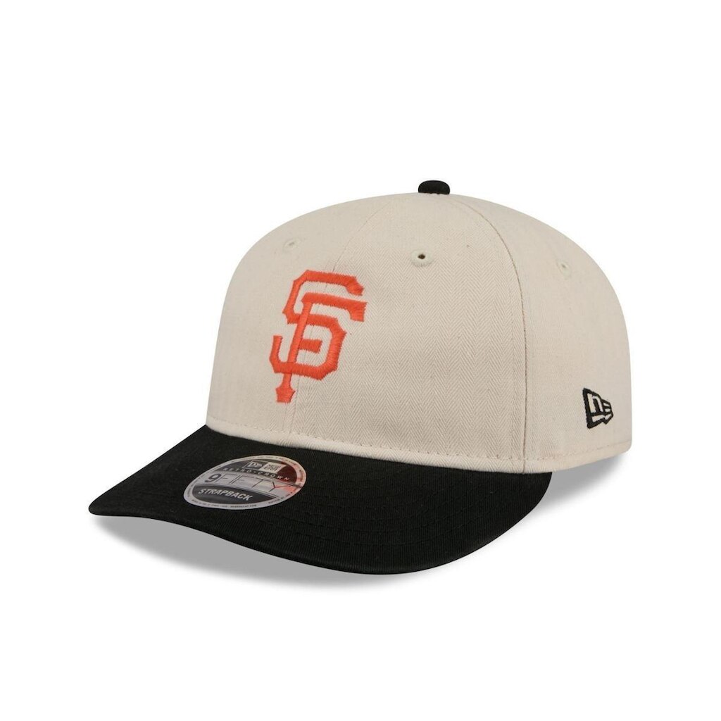 BONE NEW ERA 9FIFTY RETRO CROWN SN SAN FRANCISCO GIANTS MLB PRETO