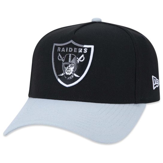 Boné New Era 9Forty A-Frame NFL Las Vegas Raiders Core - Preto Menor preço em Boné New Era 9Forty A-Frame NFL Las Vegas Raiders Core - Preto