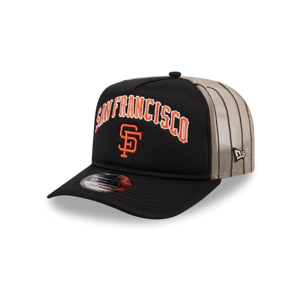 BONE NEW ERA 9FORTY A-FRAME SNAPBACK SAN FRANCISCO GIANTS MLB PRETO
