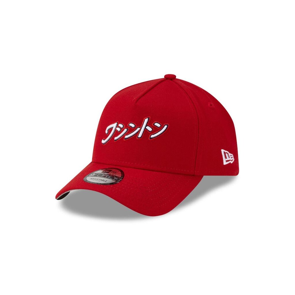 BONE NEW ERA 9FORTY A-FRAME SNAPBACK WASHINGTON NATIONALS MLB HYPERFLY VERMELHO