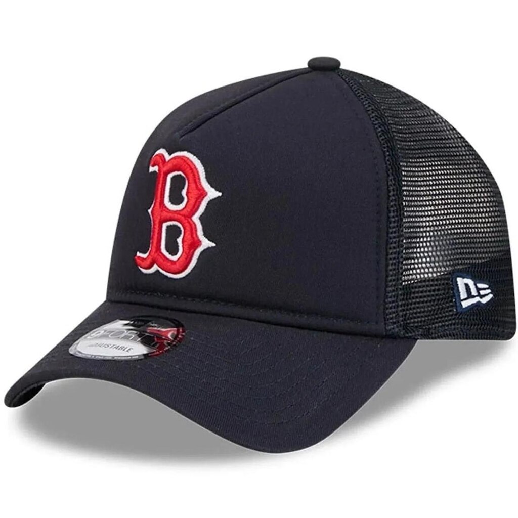 Boné New Era 9FORTY A-Frame Trucker Boston Red Sox Marinho