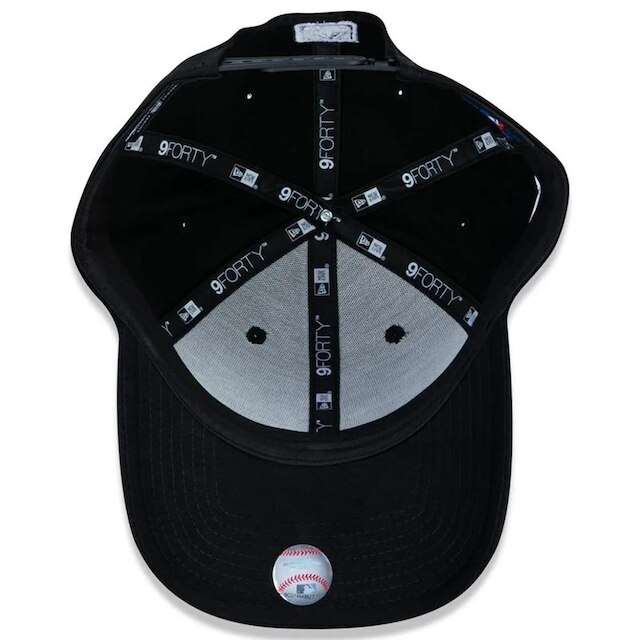 Boné New Era 9FORTY Aba Curva MLB New York Yankees - Preto
