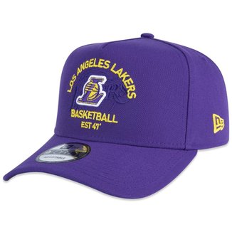 Boné New Era 9Forty Aframe NBALos Angeles Lakers Core Masculino