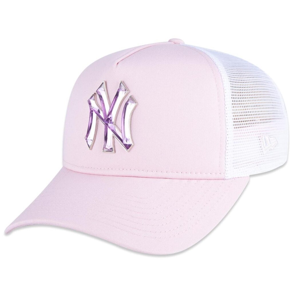 Boné New Era 9Forty Aframe Trucker Mlb New York Yankees Feminino