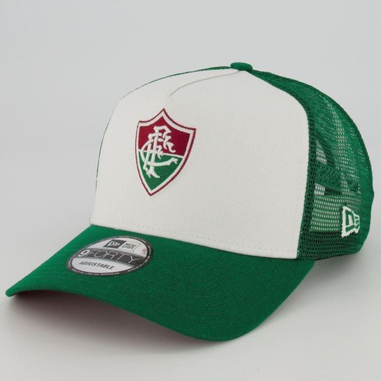Boné New Era 9FORTY Fluminense - Branco+Verde Menor preço em Boné New Era 9FORTY Fluminense - Branco+Verde