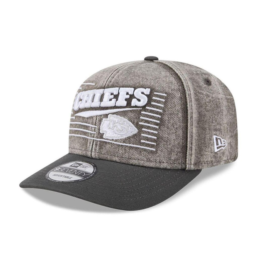 BONE NEW ERA 9SEVENTY KANSAS CITY CHIEFS CINZA