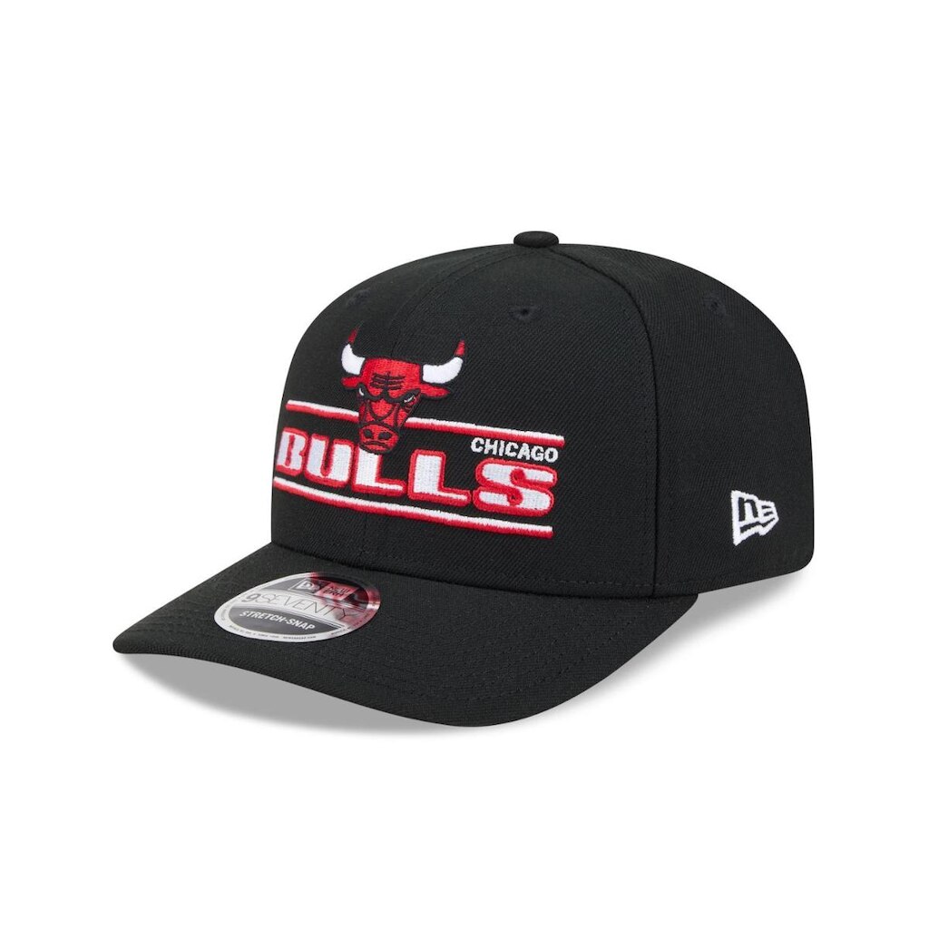 BONE NEW ERA 9SEVENTY STRETCH SNAP CHICAGO BULLS NBA PRETO
