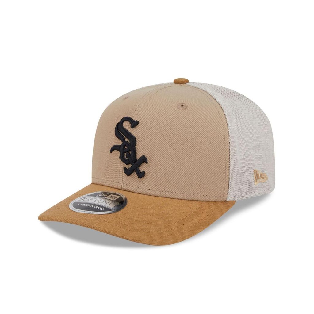 BONE NEW ERA 9SEVENTY STRETCH SNAP CHICAGO WHITE SOX MLB BEGE