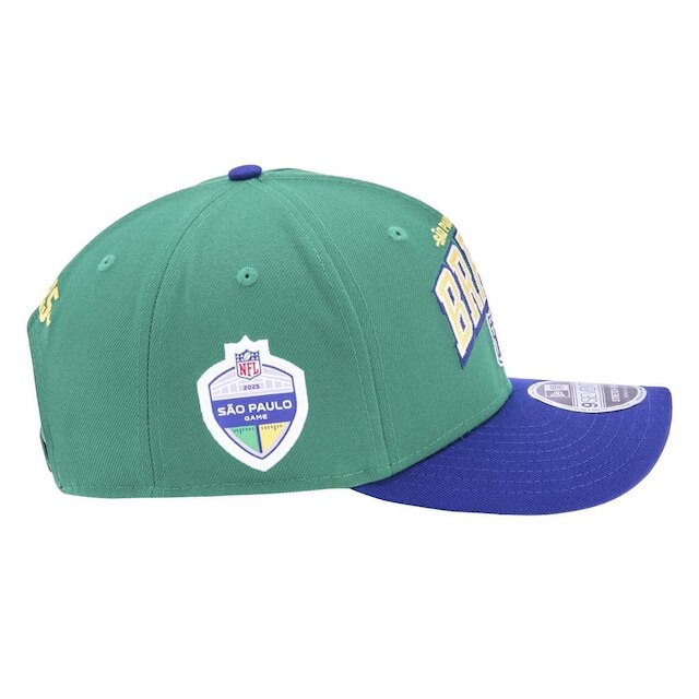 Boné New Era 9SEVENTY Stretch Snap NFL Game Brasil 2025
