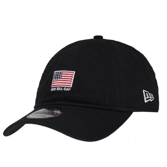 Boné New Era Aba Curva Strapback Mini Flag America - Preto é ruim? Boné New Era Aba Curva Strapback Mini Flag America - Preto é boa?