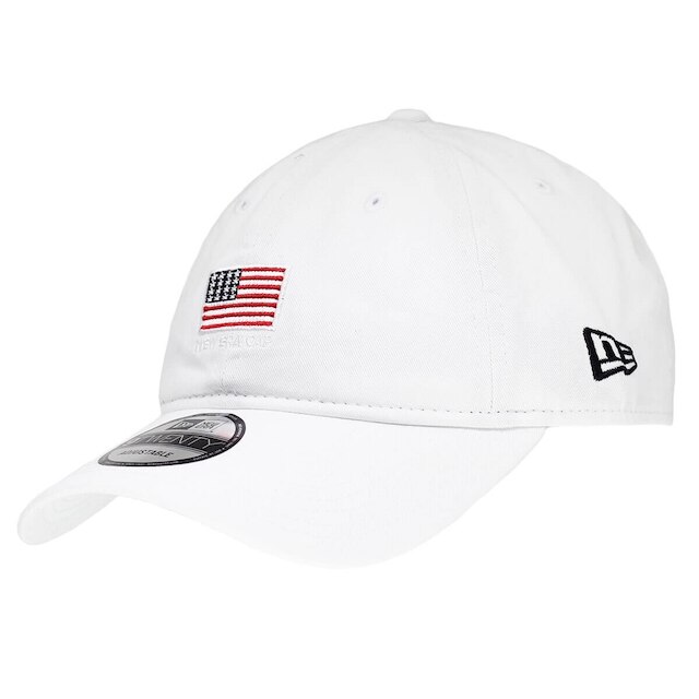 Boné New Era Aba Curva Strapback Mini Flag America - Branco Menor preço em Boné New Era Aba Curva Strapback Mini Flag America - Branco