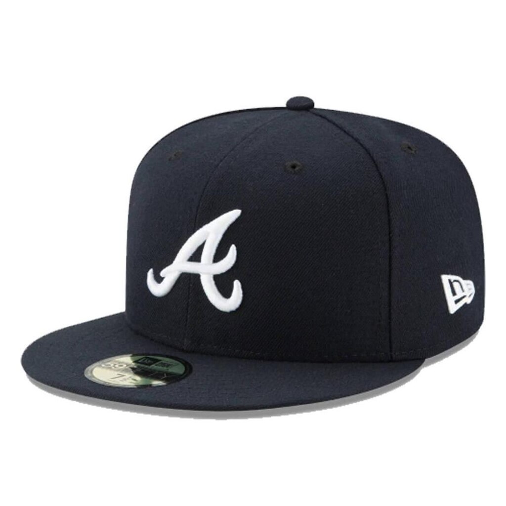 Boné New Era Aba Reta 5950 MLB Atlanta Game Cap