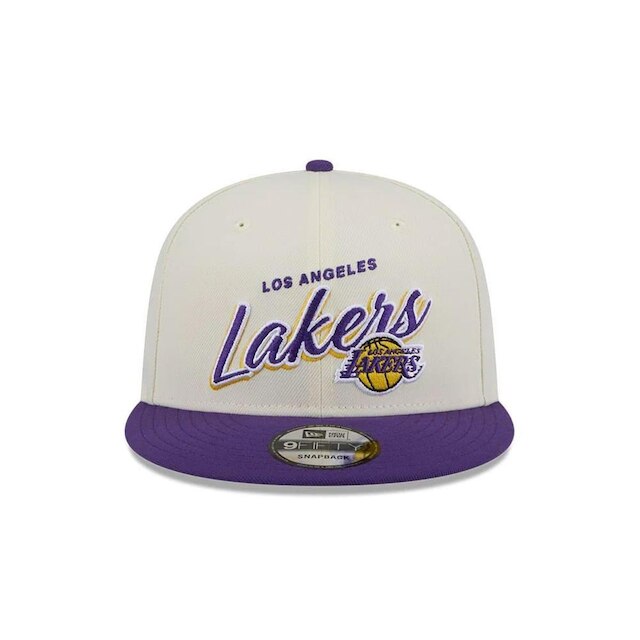 Boné New Era Aba Reta 950 NBA Lakers 2Tone Script