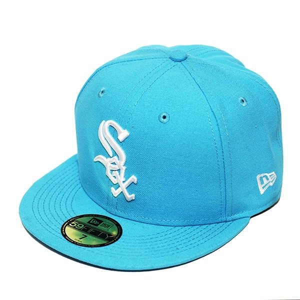 Boné New Era Aba Reta Fechado Mlb Chicago Sox Basi - Azul Claro | Netshoes