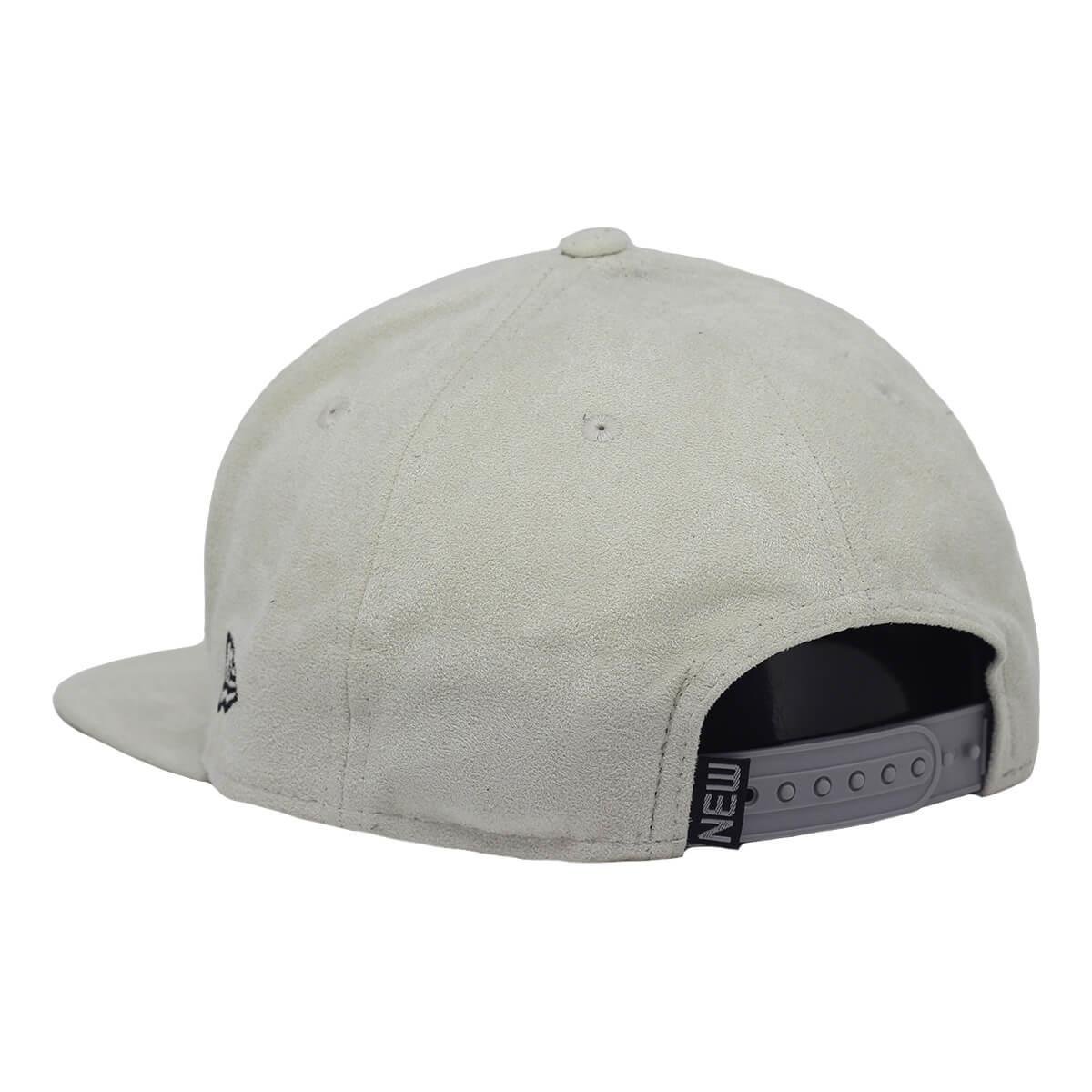 Boné New Era Aba Reta Snapback Brand Originator Suede Bege Netshoes