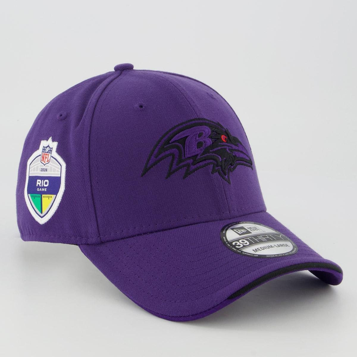 Boné New Era Baltimore Ravens 3930 NFL Brasil Game 2026 Roxo