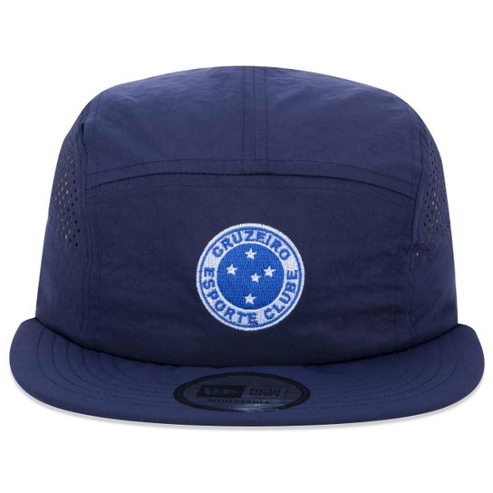 Boné New Era Camper Cruzeiro Aba Reta Strapback