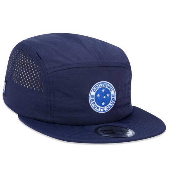 Boné New Era Camper Cruzeiro Aba Reta Strapback