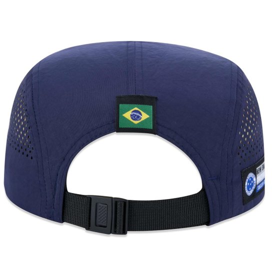 Boné New Era Camper Cruzeiro Aba Reta Strapback