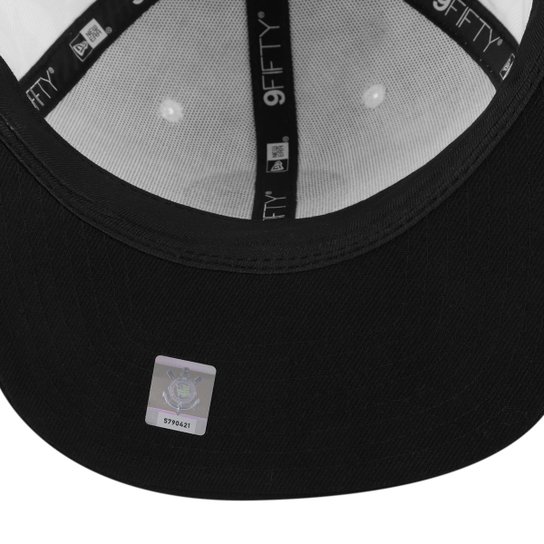 Boné New Era Corinthians Aba Reta Snabpack Home 9Fifty