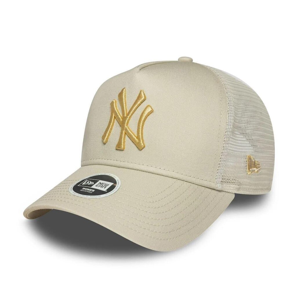 Boné New Era Feminino 940AF MLB NY Yankees Trucker Metallic
