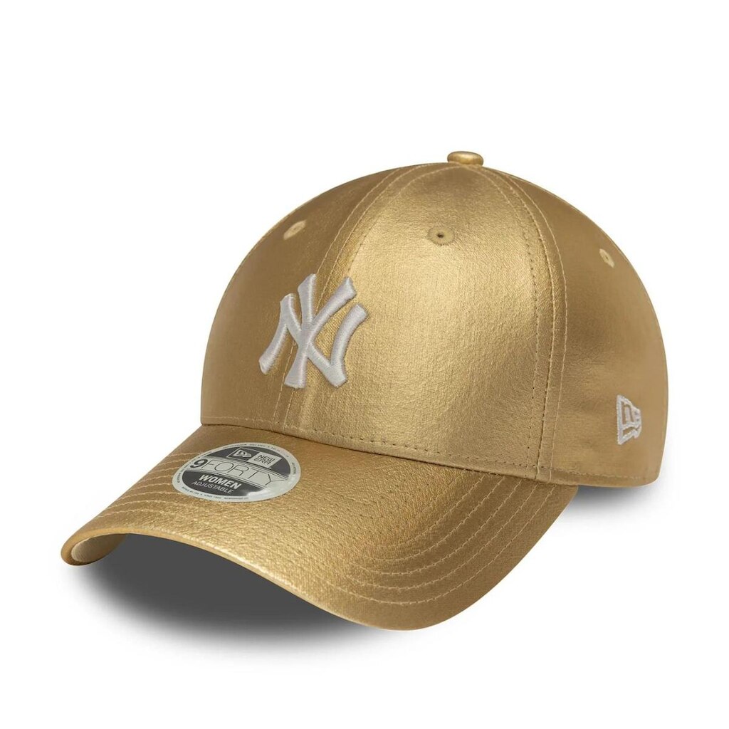 Boné New Era Feminino 940CS MLB NY Yankees Gold Silver