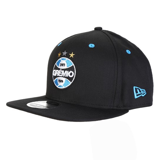 Boné New Era Grêmio Aba Reta - Preto Menor preço em Boné New Era Grêmio Aba Reta - Preto