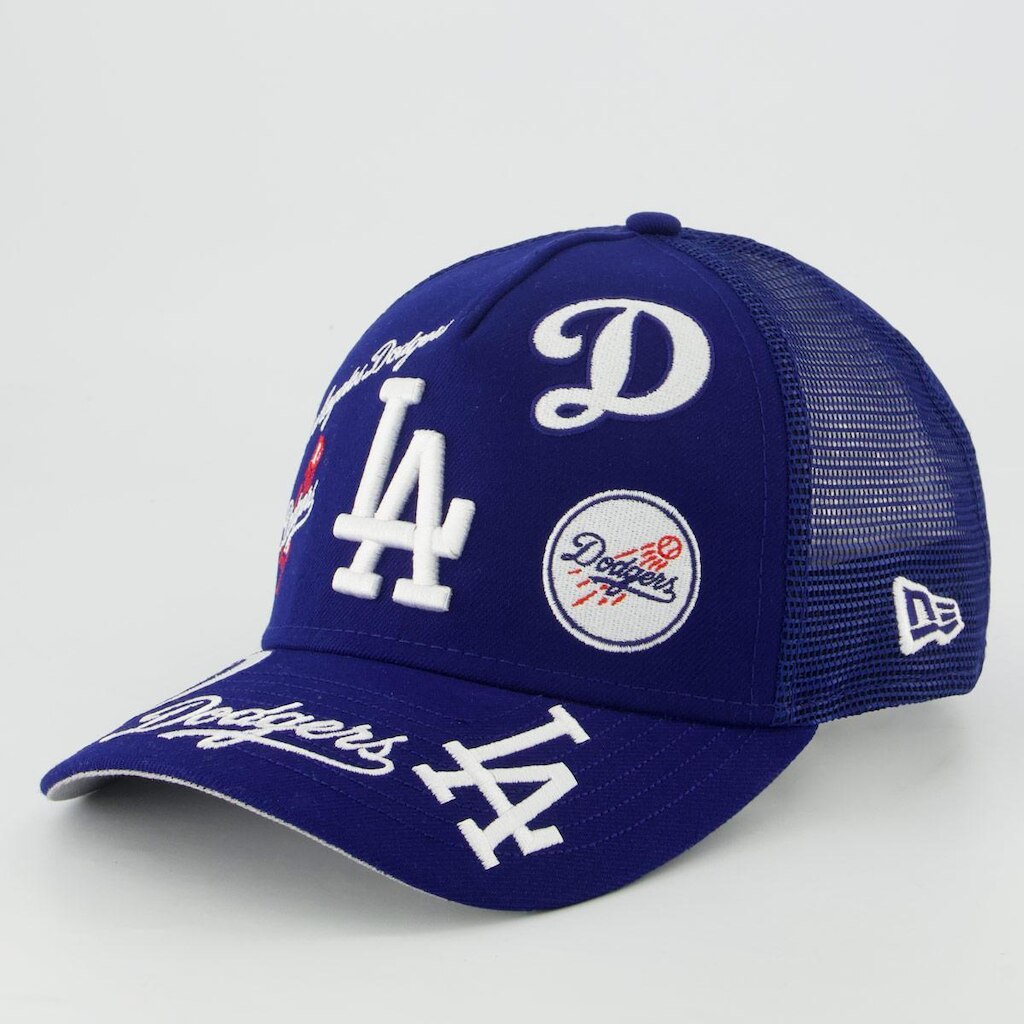 Boné New Era Los Angeles Dodgers 940AF Trucker MLB Azul