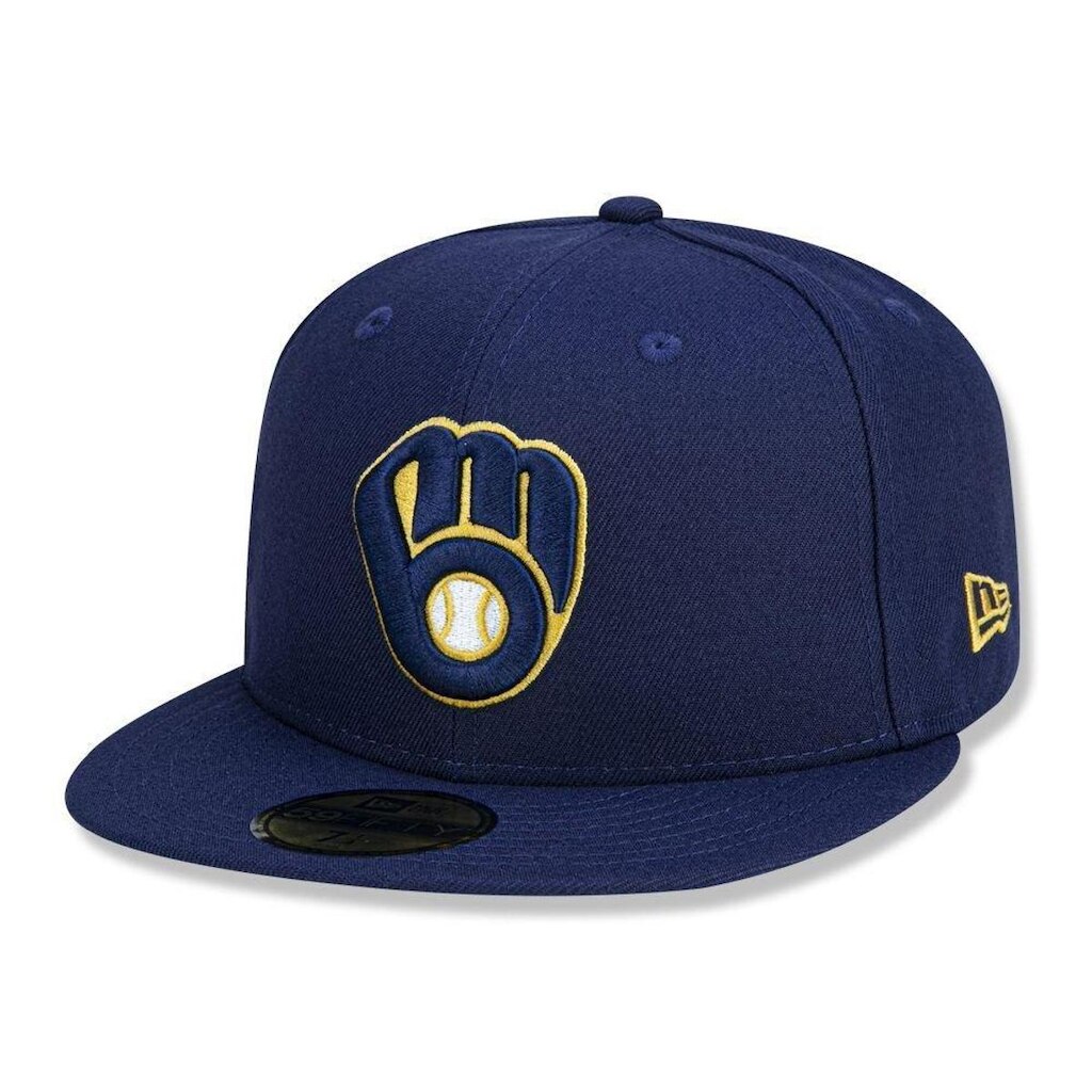 Boné New Era Milwaukee Brewers Aba Reta Fitted