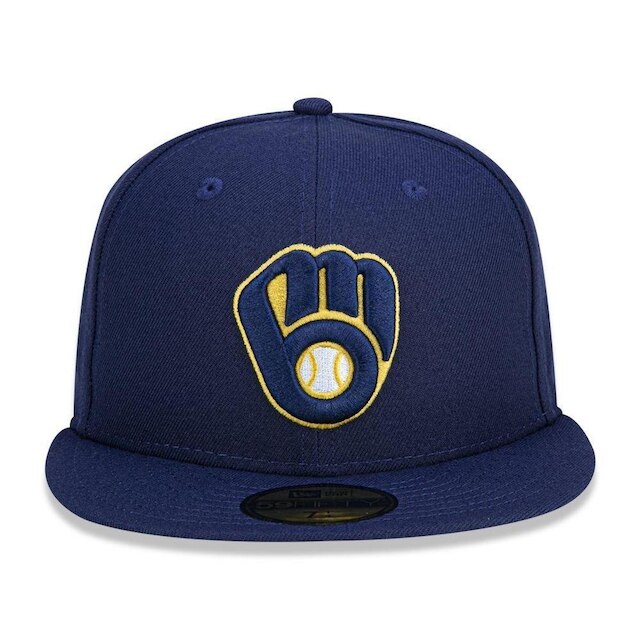 Boné New Era Milwaukee Brewers Aba Reta Fitted