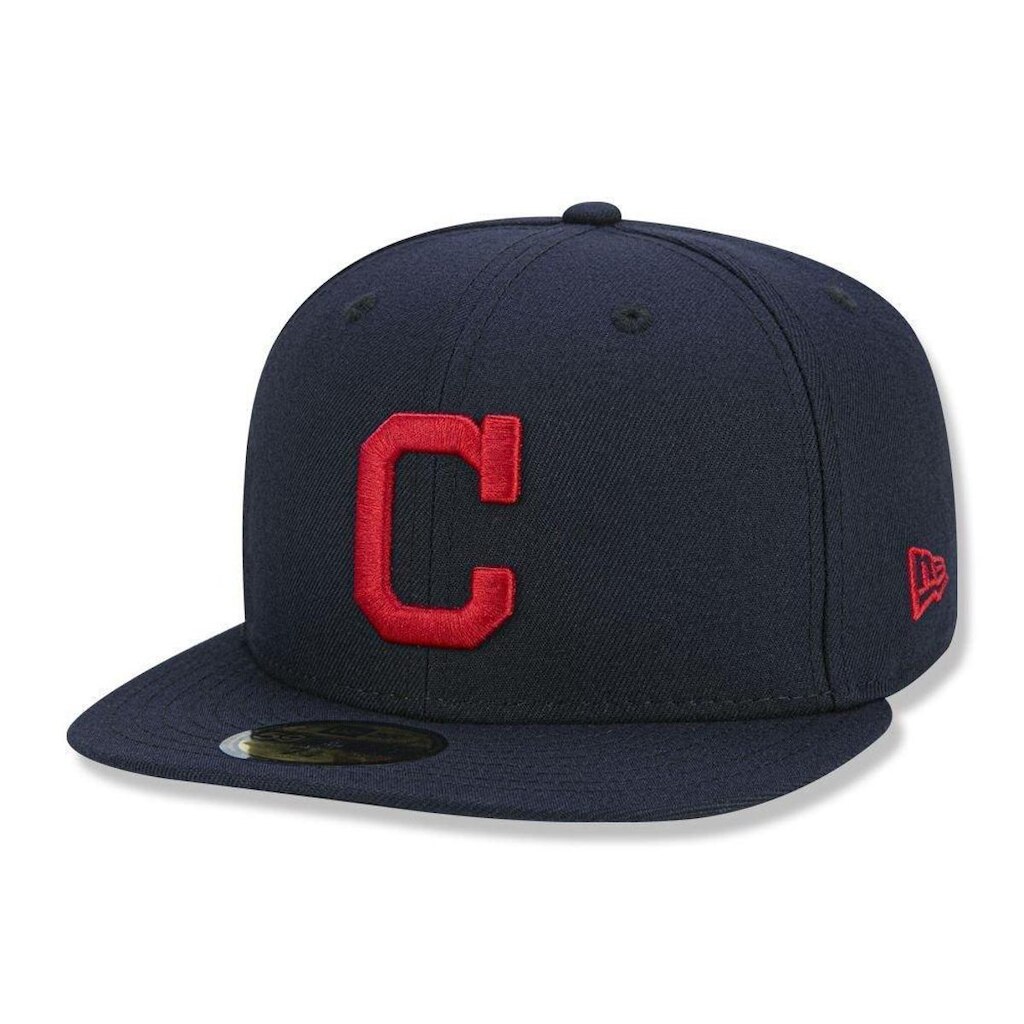 Boné New Era MLB Cleveland Indians Aba Reta Strapback