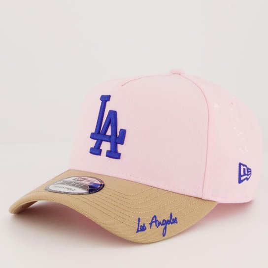 Boné New Era MLB Los Angeles Dodgers 940 Vacation Rosa - Rosa Menor preço em Boné New Era MLB Los Angeles Dodgers 940 Vacation Rosa - Rosa