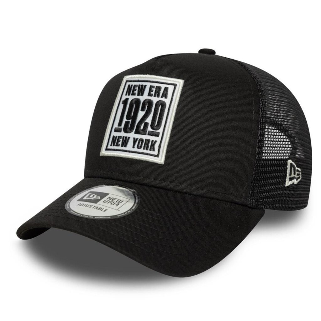 BONE NEW ERA NE ESS PATCH TRUCKER NEWERA BLK