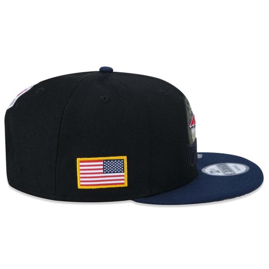 Boné New Era New England Patriots Salute To Service 9Fifty Aba Reta Snapback Masculino